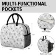 thumbnail image 6 of Womens Pioneer Flower Floral Print Pattern Lunch Box for Work,Insulated Lunch Bag for Women,Loncheras Para Mujer,Leakproof Adult Lunch Bag for Work,Beach,Travel,Picnic,Camping, 6 of 6