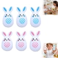 thumbnail image 2 of 6pc Easter Bunny Shaped Openable Eggs For Party Home Desktop Ornament Easter Eggs Find Game, 2 of 9