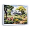 thumbnail image 2 of Designart "Oasis in the Farmhouse Frontyard I" Farm Floater Framed Wall Art Living Room, 2 of 7