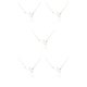 thumbnail image 3 of Sonducket Clásico Ins Doce Signo del zodiaco Constelaciones Tema Amistad Collar Rhinestone Chic Cómodo Encanto Colgante Aries Plata Aries Plata 5piezas Sonducket CBP222166, 3 of 5