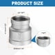 thumbnail image 2 of Acoplamiento Reductor Uxcell 1" x 3/4" NPT Rosca Femenina de Acero Inoxidable 304 Adaptador para Tubo de Agua Aceite Gas, 2 of 6