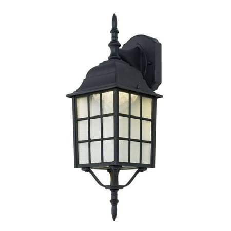 Hampton Bay Black Outdoor Led Wall Lantern Return Hampton Bay Black Outdoor Led Wall