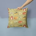 thumbnail image 2 of Carolines Treasures BB5199PW1414 Cheeses Fabric Decorative Pillow  14Hx14W multicolor, 2 of 4