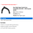 thumbnail image 2 of Rear Right Upper Control Arm - Compatible with 2002 - 2005 Hyundai XG350 2003 2004, 2 of 2