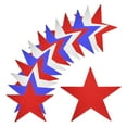 thumbnail image 1 of Uxcell 120Pcs Recortes de Estrellas Decoración de Papel Impresa Doble 6 Pulgadas (Azul, Plateado, Rojo), 1 of 6