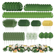 thumbnail image 1 of Hojas Artificiales De Palma Tropicales Decor 10 Tipos, 80 Pzs VERDE, 1 of 5