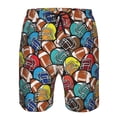 thumbnail image 4 of Naloa American Football Men's Beach Shorts, Surfing shorts, Swim trunks, Quick Dry Swim Trunks for Surfing Beach Fun - 3X-Large, 4 of 9