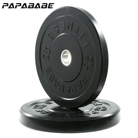 Bumper Plates 2 inch Olympic Weight Plate with Steel Insert Bumper Weights Set Free Weight (Best Bumper Plates For The Money)