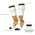 thumbnail image 5 of Bingfone Compression Socks for Women and Men Long Socks for Running Athletic Cycling Nurse-Pumpkin Pie Gnome, 5 of 8