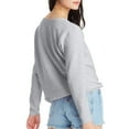 thumbnail image 3 of Hanes Womens ComfortSoft EcoSmart Crewneck Sweatshirt, M, Light Steel, 3 of 4