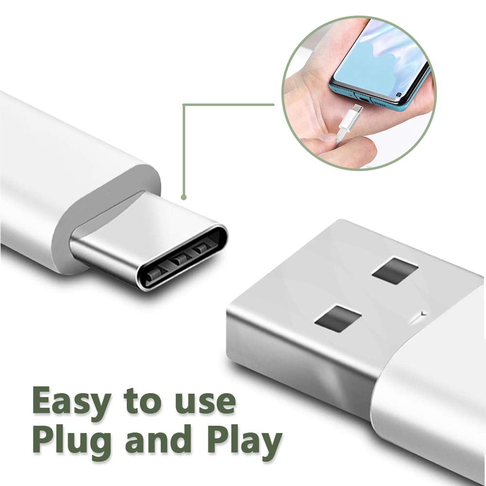 3ft, 6ft and 10ft Long USB-C Cable for Galaxy Tab S10 Ultra (14.6" 2024)/Tab S10 Plus (12.4" 2024) - Fast Charge TYPE-C Cord Power Wire Sync High Speed