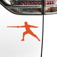 thumbnail image 3 of Magnets in Motion Fencer Male Car Magnet Orange, 3 of 4