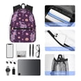 thumbnail image 4 of Wukai Snake And Flower Print Versatile Backpack,Laptop Backpack,School Backpack for Boys and Girls,Travel Backpack,Large Capacity School Bag, 4 of 6