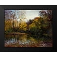 thumbnail image 2 of Weber, Mary Jean 18x15 Black Modern Framed Museum Art Print Titled - Bend in the River at Morrow, 2 of 5