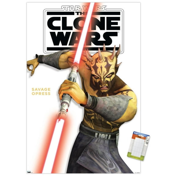 Star Wars: The Clone Wars - Savage Opress Feature Series Wall Poster, 14.725" x 22.375"