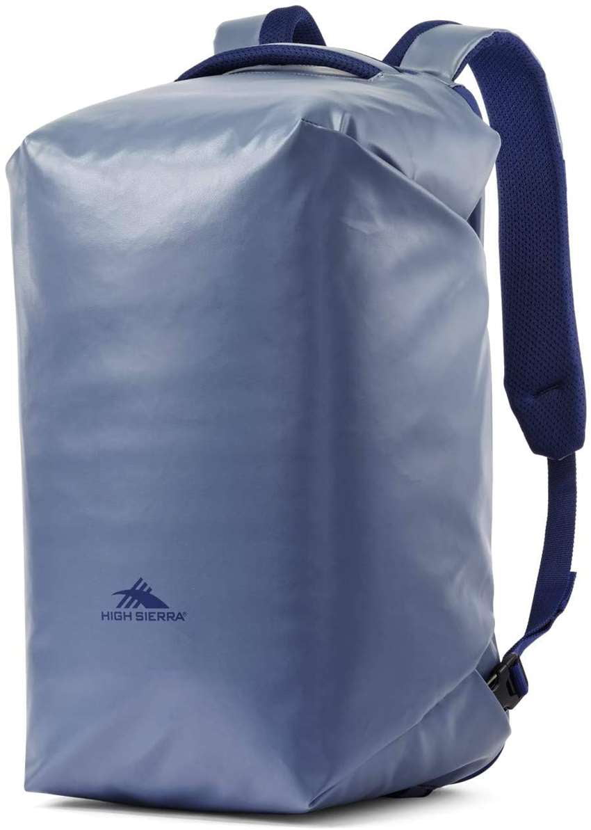 Details about   NEW High Sierra Rossby Coated Convertible Duffel Back Pack Grey Blue/True Navy 