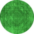 thumbnail image 1 of Ahgly Company Indoor Round Oriental Green Industrial Area Rugs, 3' Round, 1 of 4