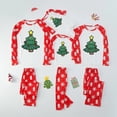 thumbnail image 2 of Conjunto de pijamas navideños para padres e hijos, ropa de dormir de manga larga con cuello redondo, traje de dormir estampado, conjuntos de dos piezas para mujeres, hombres, niños y bebés, nuevo, 2 of 4