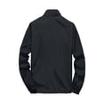thumbnail image 4 of Garbnen Unisex UPF 50+ Sun Protection Jacket Full Zip Quick Dry Rash Gaurd Lightweight Camping Going Out Sun Shirts with Zipper Pockets for Men and Women Black M, 4 of 5
