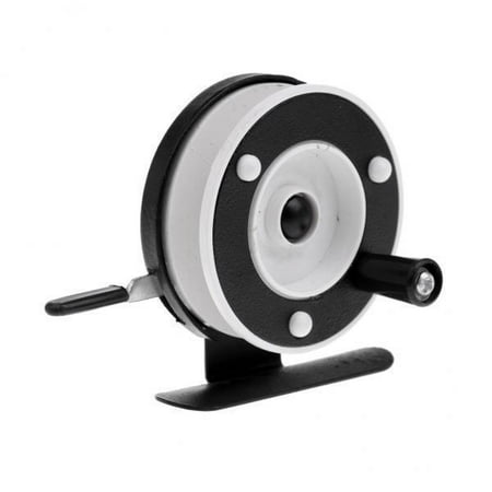 figatia 2xIce Fishing Reel Winter Fly Wheel Fishing Reel Reel Fly Line Wheel 2 Pcs