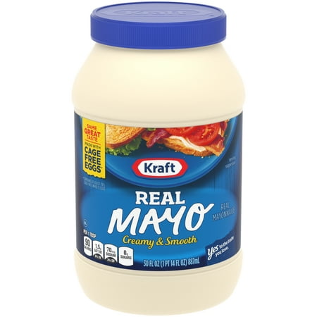 (12 Pack) Kraft Mayo Real, 30 fl oz Jar (Best Foods Real Mayonnaise Price)