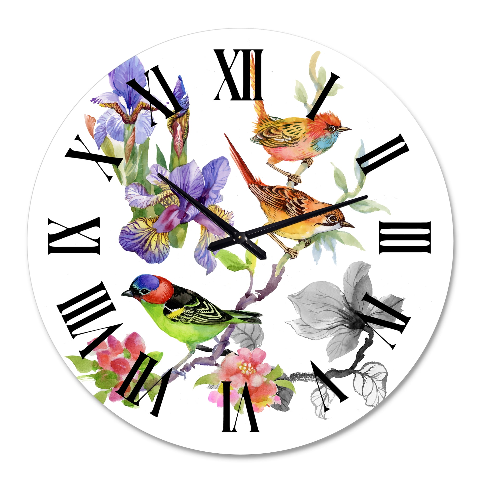 Designart 1 in Quartz Traditional Wall Clock
