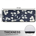 thumbnail image 5 of Kitchen Rugs Sets Of 2,Pioneer Flower Floral Print Pattern Anti Fatigue Kitchen Mat Rugs Non Slip Washable,Decorative Kitchen Floor Mats for Kitchen,Sink,Laundry,17"x47"+17"x47", 5 of 5