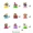 PD46, variant on 9 pack Belle Princess Party Honeycomb Centerpiece Table Decorations Birthday Party Decorations Princess Theme Birthday Party Supplies