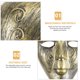 thumbnail image 2 of unbranded Golden Venetian Mask for Masquerade Party Unique Full Face Festival Accessory, 2 of 3