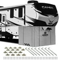 thumbnail image 1 of KNOX Jupe RV, Protection Toutes Saisons Jupe 5e Roue avec Attaches Torsadées, Jupe RV Anti-Déchirure avec Bandes Réfléchissantes, Panneaux Zippés, Rangement Hiver Anti-UV Accessoires RV 5e Roue, 5.5x22.1-Ft, 1 of 7