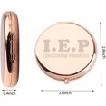 thumbnail image 2 of WUSUANED I Encourage Progress Makeup Mirror Special Educators Gift Sped Teacher Mirror IEP Planner Gift Teacher Appreciation Gift (I Encourage Progress Mirror), 2 of 8