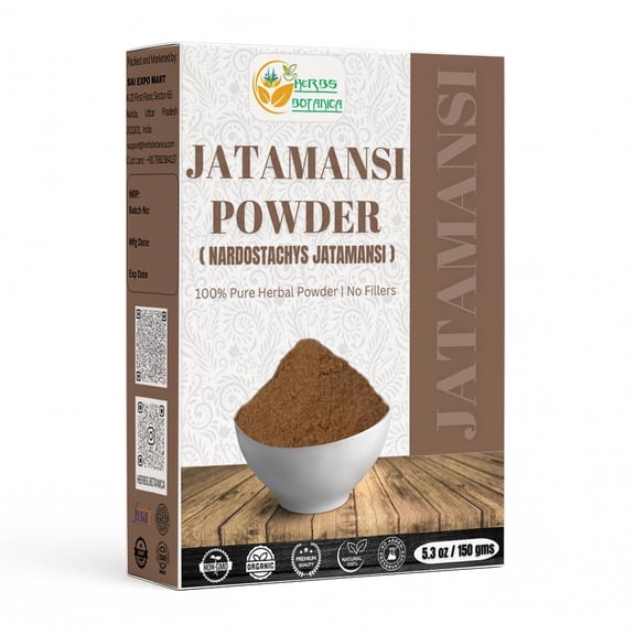 Herbs Botanica Jatamansi Root Powder Organic Nardostachys Jatamansi Spikenard Formulation Natural Rhizome 5.3 Ounce