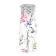 thumbnail image 3 of Summer Dresses for Women Tube Strapless Bohemian Style Printing Sleeveless A-Line Dress Ladies Beach Sun Dresses, 3 of 4