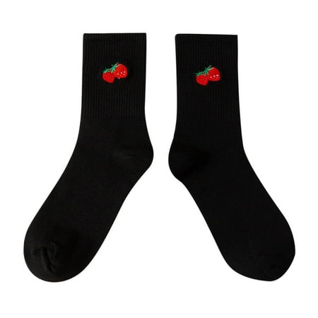 

ZMHEGW Women Socks Autumn Winter Matching Printing Thickened Warm Mid Tube Thick Socks For Women