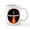 White, variant on CafePress - Team Banzai Jet Car Mug - 11 oz Ceramic Mug - Novelty Coffee Tea Cup