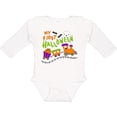 thumbnail image 3 of Inktastic My First Halloween Train with Pumpkins, Bats, Cat,and Ghost Boys or Girls Long Sleeve Baby Bodysuit, 3 of 5