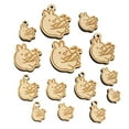 thumbnail image 1 of Cute Kawaii Bunny Rabbit Eating a Carrot for Lunch Wood Mini Charms Shapes DIY Craft Jewelry - No Hole - Various Sizes (16pcs), 1 of 7