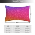 thumbnail image 3 of KLL Holiday Shiny Pillow Covers Envelope Closure,Super Soft and Cozy Fuzzy Fleece Pillow Case Cover 20"x30", 3 of 7