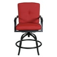 thumbnail image 2 of Mainstays Belden Park 3-Piece High Bistro Set - Red, 2 of 4