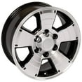 thumbnail image 4 of OE Wheels 17 Inch Fits Toyota Tacoma Sequoia FJ Cruiser Tundra 4Runner Lexus GX HL450 4Runner Style TY09 Gloss Black Machined 17x7.5 Rim Hollander 69429, 4 of 4