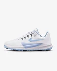 New Nike Victory Pro 4 Wide Golf Shoes - White/ Psychic Blue