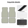 thumbnail image 4 of Fuzoiu Leaves Print Carpet Floor Mats for Car,Car Foot Mat Set,Universal Fit 4 Piece Mat Pad Set,Fits Most Cars Trucks Vans Sedans SUV Auto Carpet Mat Se, 4 of 7
