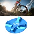 thumbnail image 4 of Sailing Tapa de válvula de aire de horquilla de suspensión de bicicleta de aleación de aluminio (azul), 4 of 9
