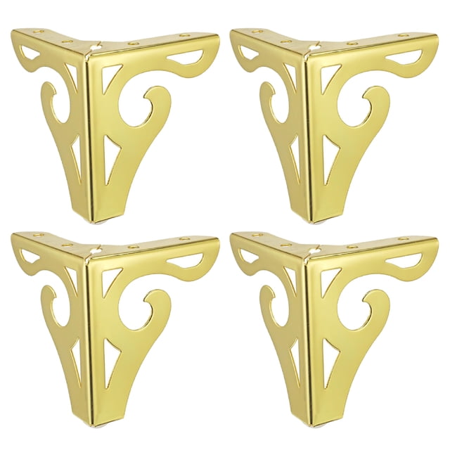 4 piezas ahuecadas patas para sofá, muebles, patas de , reempzo de piezaza para sofá, sil, sofá de pzas, tocador y decoración Oro 12cm Macarena Patas para gabinetes de sofá