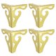 thumbnail image 1 of Patas para gabinetes de sofá Sunnimix 4 Pies de Muebles de Cocina 10cm Oro, 1 of 7