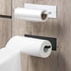 thumbnail image 4 of Wall Mounted Paper Towel Holder for Kitchen & Bathroom, No Drilling Required Stainless Steel Roll Organizer, 4 of 5