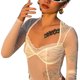 thumbnail image 2 of Parte Superior De La Cosecha Top corto de encaje de verano Casual Ladies Exposed Navel Top Fashion Club Wear (Blanco L) Cgtredaw Para estrenar, 2 of 9