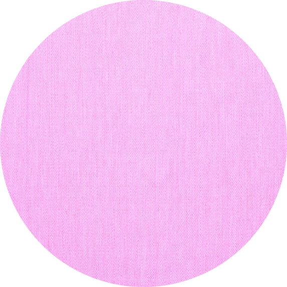 Ahgly Company Indoor Round Abstract Purple Contemporary Area Rugs, 5' Round