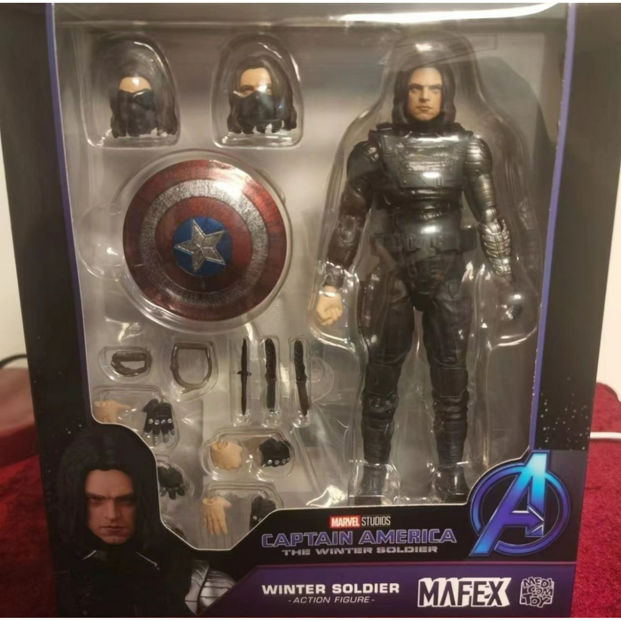 Genuine Mafex 203 Marvle Captain America 2 Movie Version 1