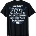 thumbnail image 1 of ¡Agarra Mi Halo, Voy A Pagar Con La Misma Moneda! Playera para Mujer Talla Extra Grande S-4XL, Color Negro, 1 of 7